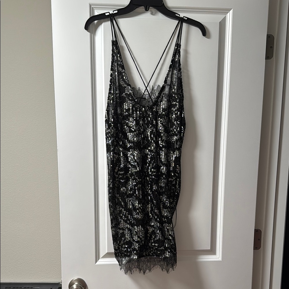 Free People Rise and Shine Sequin Dress